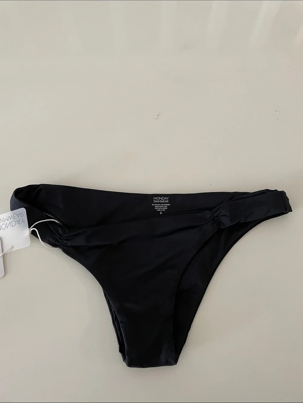NWT Monday Swimwear SET Bora Bora Bandeau Top and Byron Clovelly Black Small